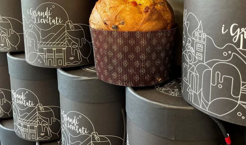 Panettone artigianale prodotto dalla Pasticceria Madamadorè in Valpolicella