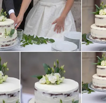 Torta nuziale realizzata dalla Pasticceria Madamadorè