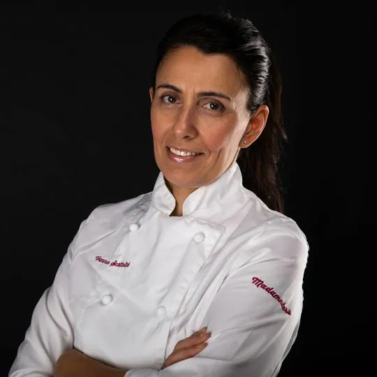 Vanna Scattolini nella sua pasticceria
